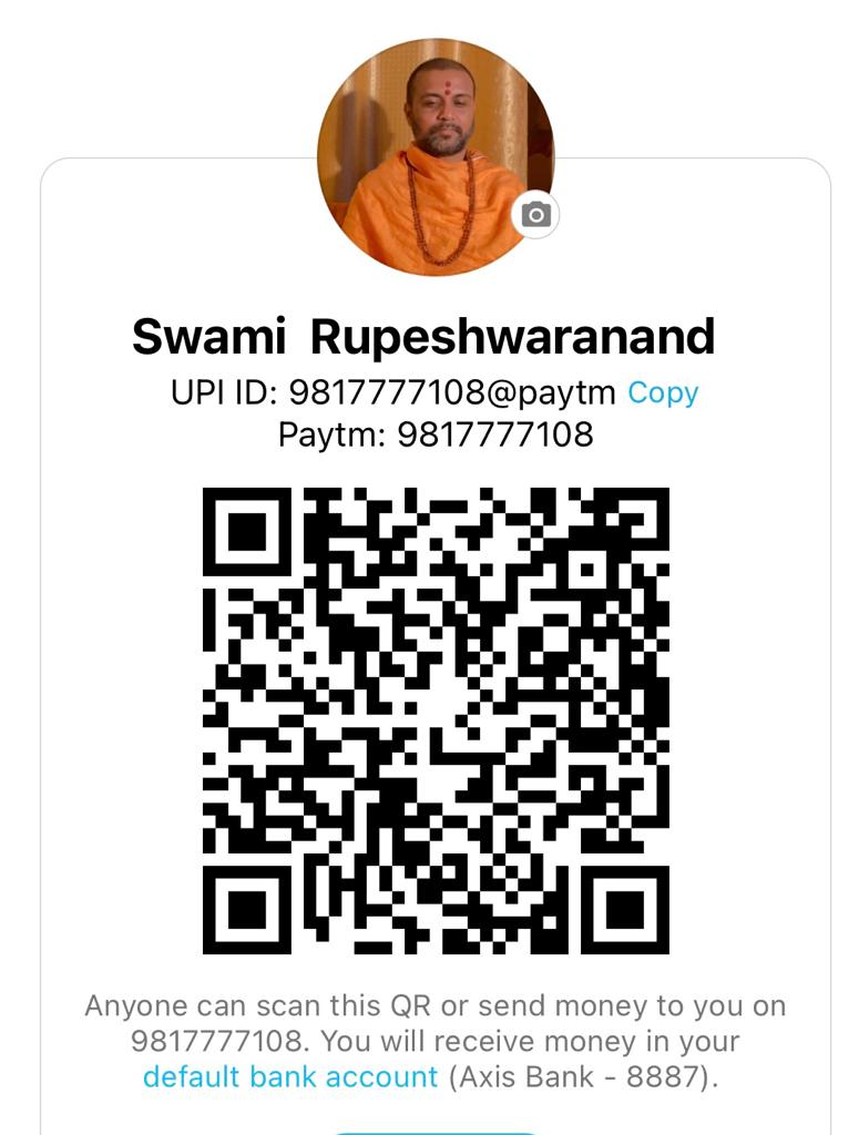 Donation QR for Ashram Donation QR for Ashram